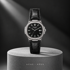 AZAL APEX Noir / Noir — portrait signature carré