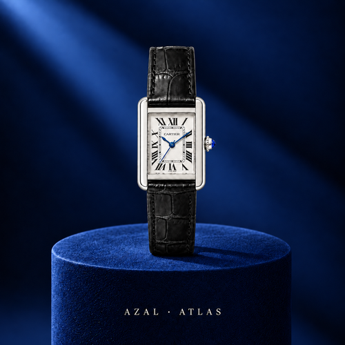 AZAL ATLAS Noir — portrait signature carré
