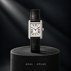 AZAL ATLAS Noir — portrait signature carré