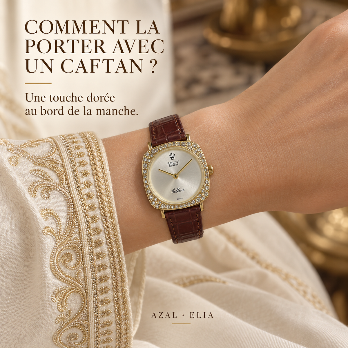 ELIA — portée avec un caftan