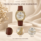 ELIA — marron, doré et argenté