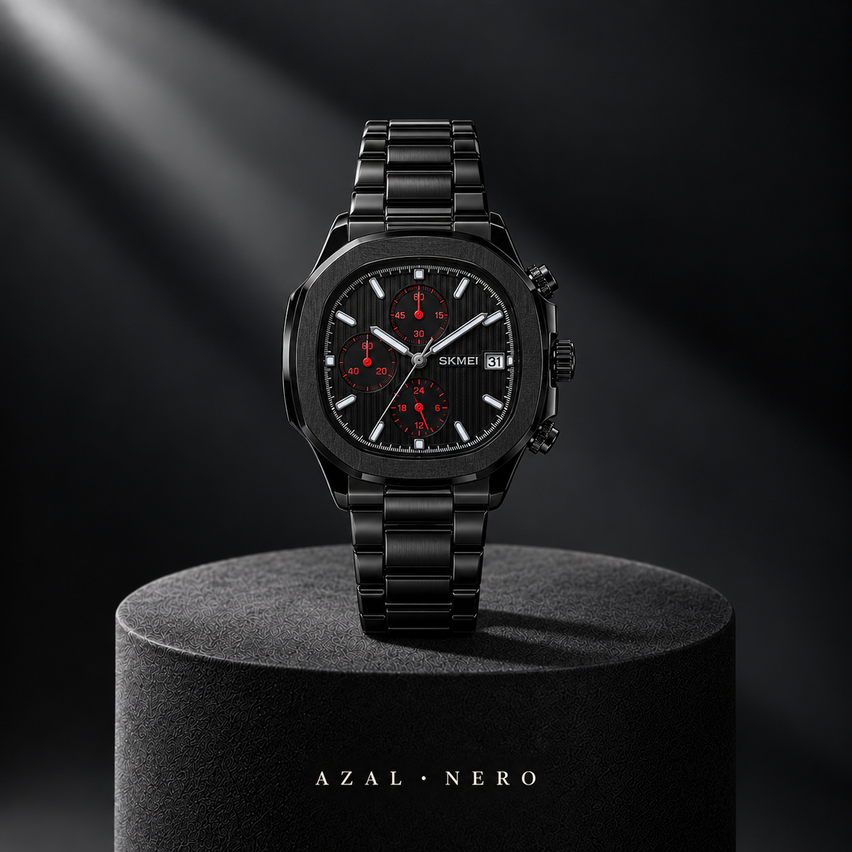 AZAL NERO — Noir — portrait signature